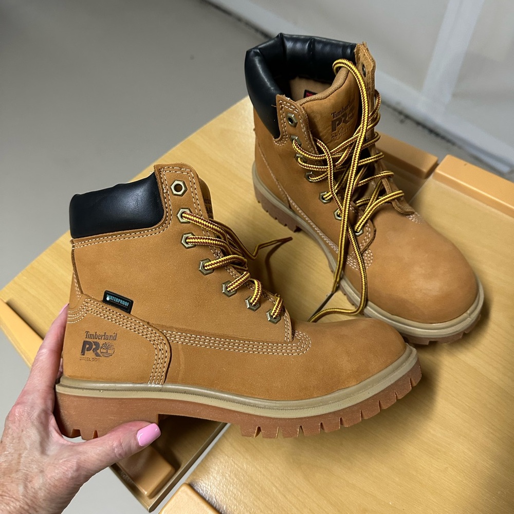 Timberland PRO Men's Tan Leather Boots - Picture 9 of 10